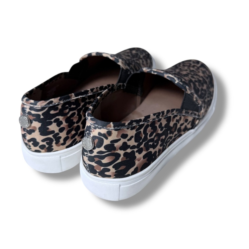 EUC Steve Madden Leopard Print Slip On Casual Sneakers Size 9.5M - Picture 7 of 11
